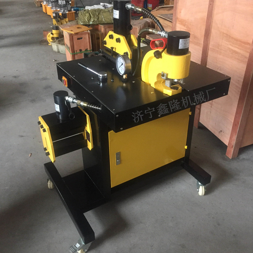 三合一四合一多功能母线加工机 冲剪切弯的功能