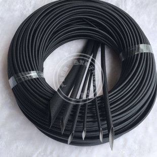 200 degree Black high temperature sleeve ingot tube silicone glass fiber tube silicon tube self-quenching tube glass fiber
