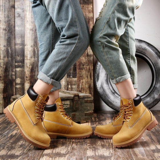 2024 Cross-border Autumn and Winter New Arrival Warwolf Shoes Mid-help Desert Boots Men's Military Boots Desert Boots Women's Martin Boots Women's Boots