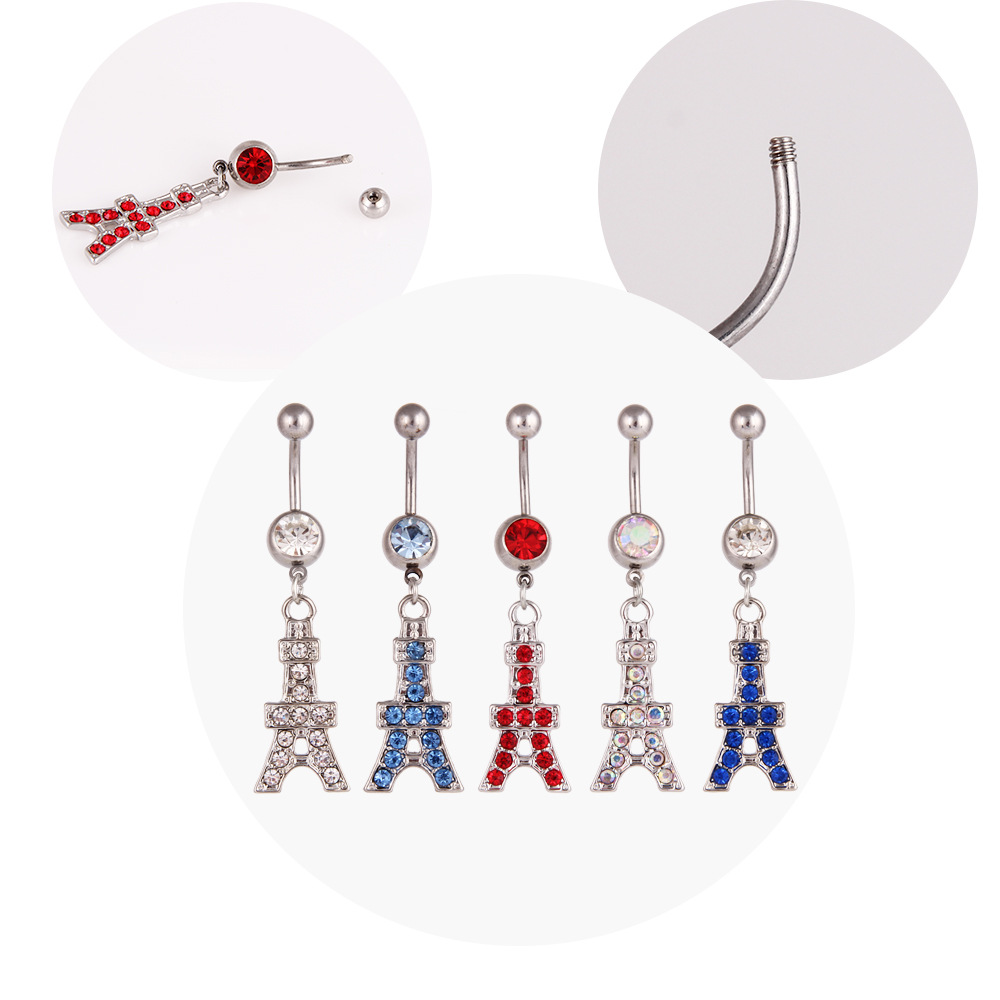 Belly button piercing stainless steel, Amazon
