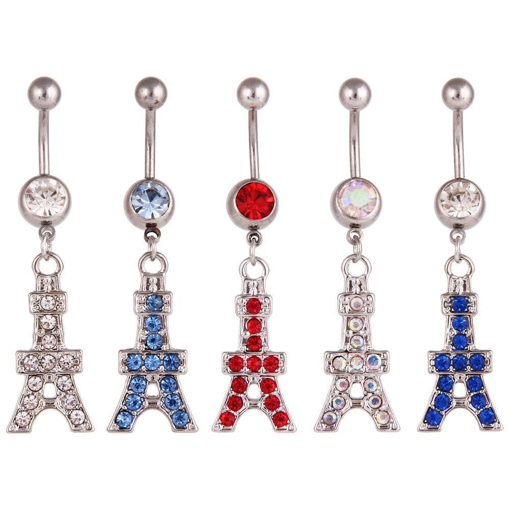 Belly button piercing stainless steel, Amazon