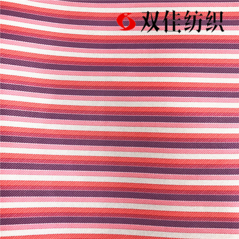 【厂家供应】欧美条纹印花活动布料 汉服布料唐装面料 印花布里布