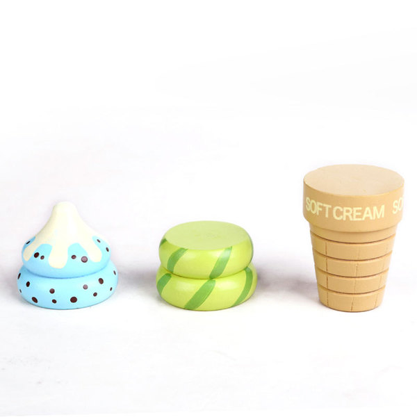 Magnetic family toy for ice cream for boys