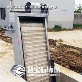 回转式格栅除污机安装图片 GSHZ型污水泵站循环机械格栅清污机