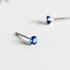 Earrings, zirconium, diamond, accessory, silver 925 sample, Korean style