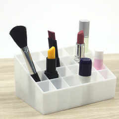 Colorful 24-grid lipstick stand, desktop storage box, lipstick stand, transparent lipstick display stand, makeup eyebrow pencil display