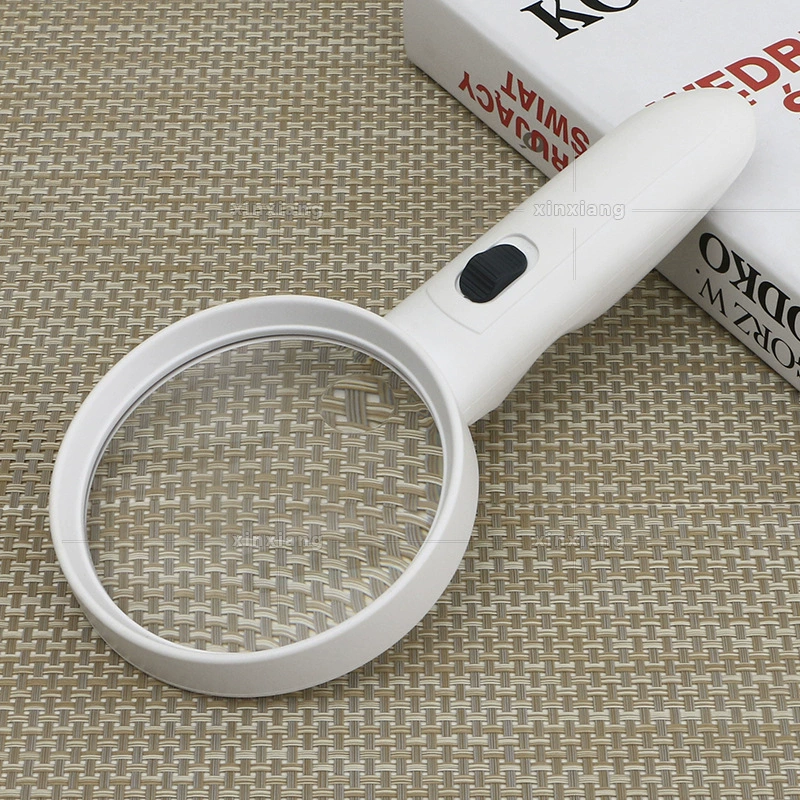 Новый портативный компьютер с четырьмя светодиодными фотоэлектрическими увеличительным стеклом HD оценка чтения двойной кратный 6B-7