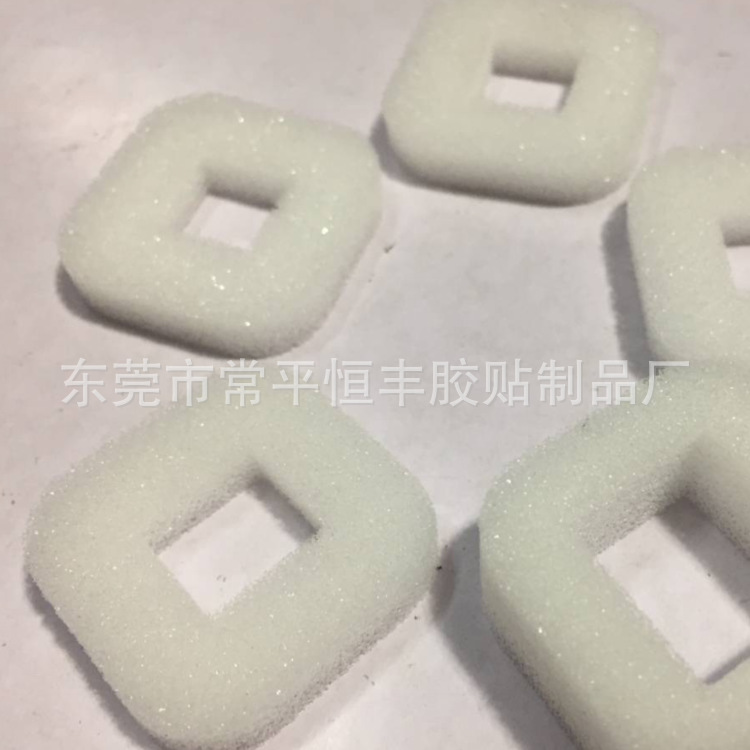 厂家直销 海绵 白色海绵垫片  防震海绵垫 包装盒海绵