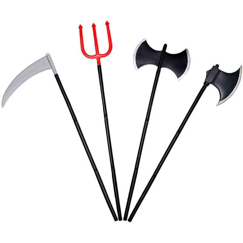 Halloween devil weapon props big cow fork Devil Fork Big Axe sickle Red Devil Fork Big Fork Halloween devil weapon props big cow fork Devil Fork Big Axe sickle Red Devil Fork Big Fork