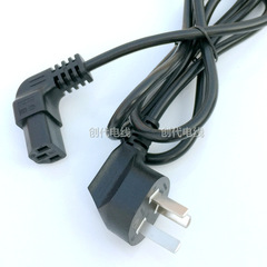 L-shaped 90-degree up and down, left and right elbow suffix power cord, national standard, American standard, European standard, Australian standard, British standard and Japanese standard power cord