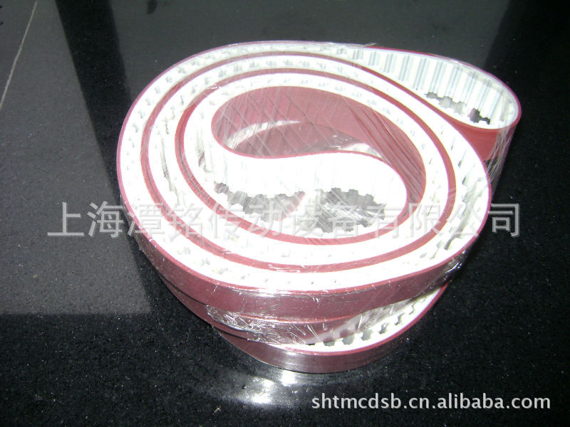 供应PU同步带 、加黄胶同步带、红胶同步带、海绵同步带 开槽打孔