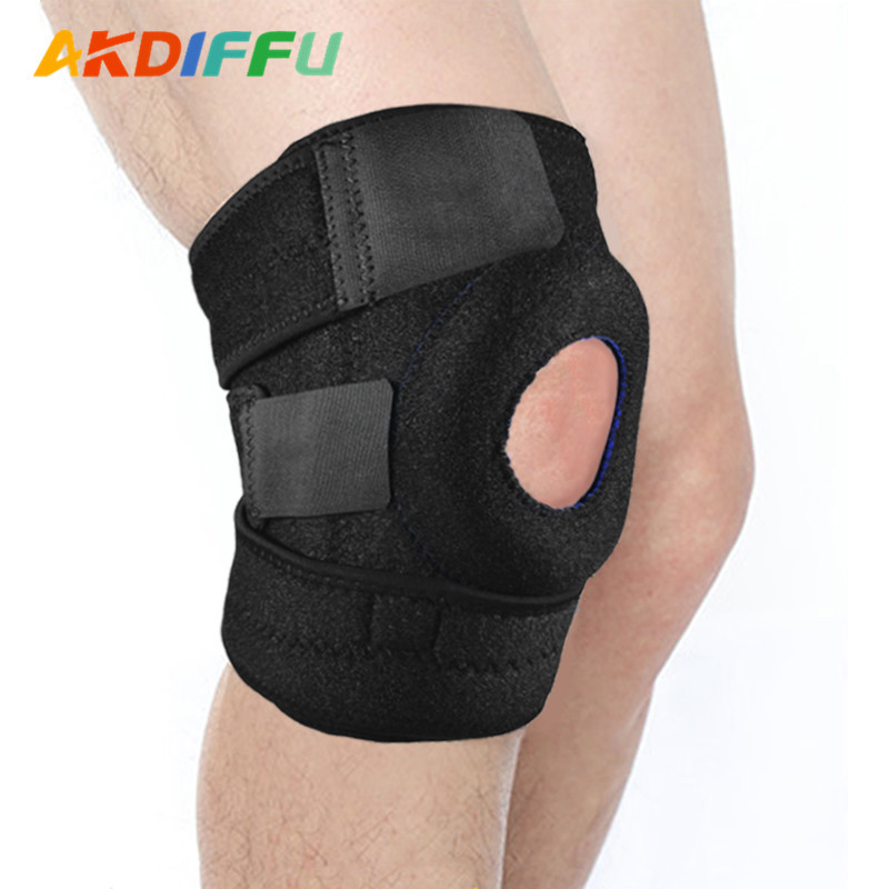 Fábrica al por mayor abierta rótula silicona antideslizante protección deportes al aire libre correr baloncesto equipo de protección