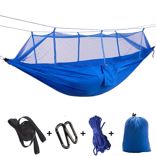 Blue (blue mesh) with black buckle 5+1 belt