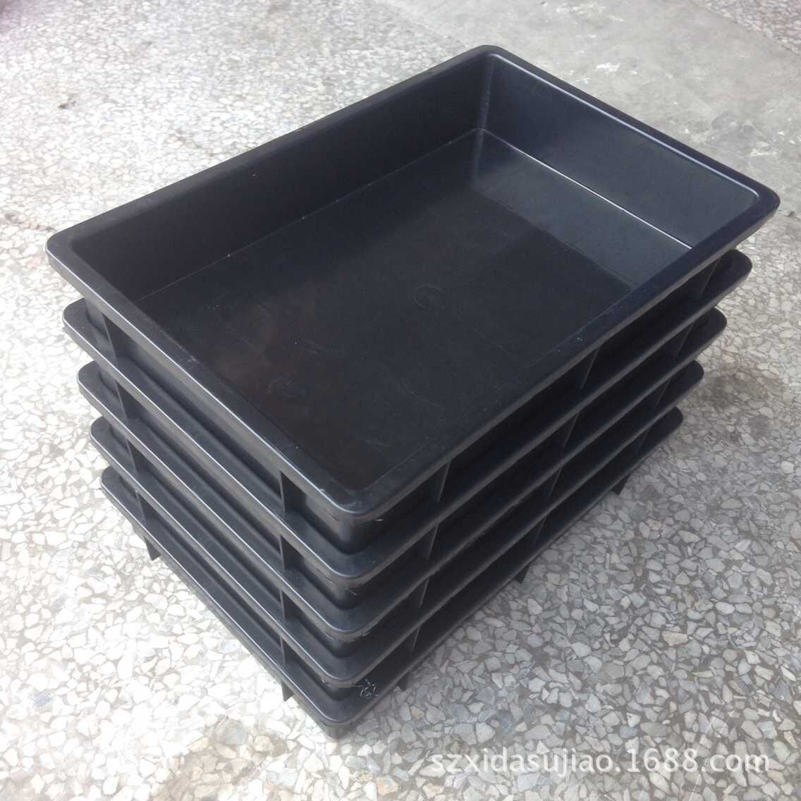厂家批发21号黑色通用防静电周转框 包装电子物料箱