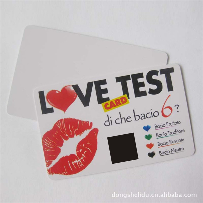 感温液晶显色 变色液晶显色温度计贴 心情压力测试卡 PVC材质