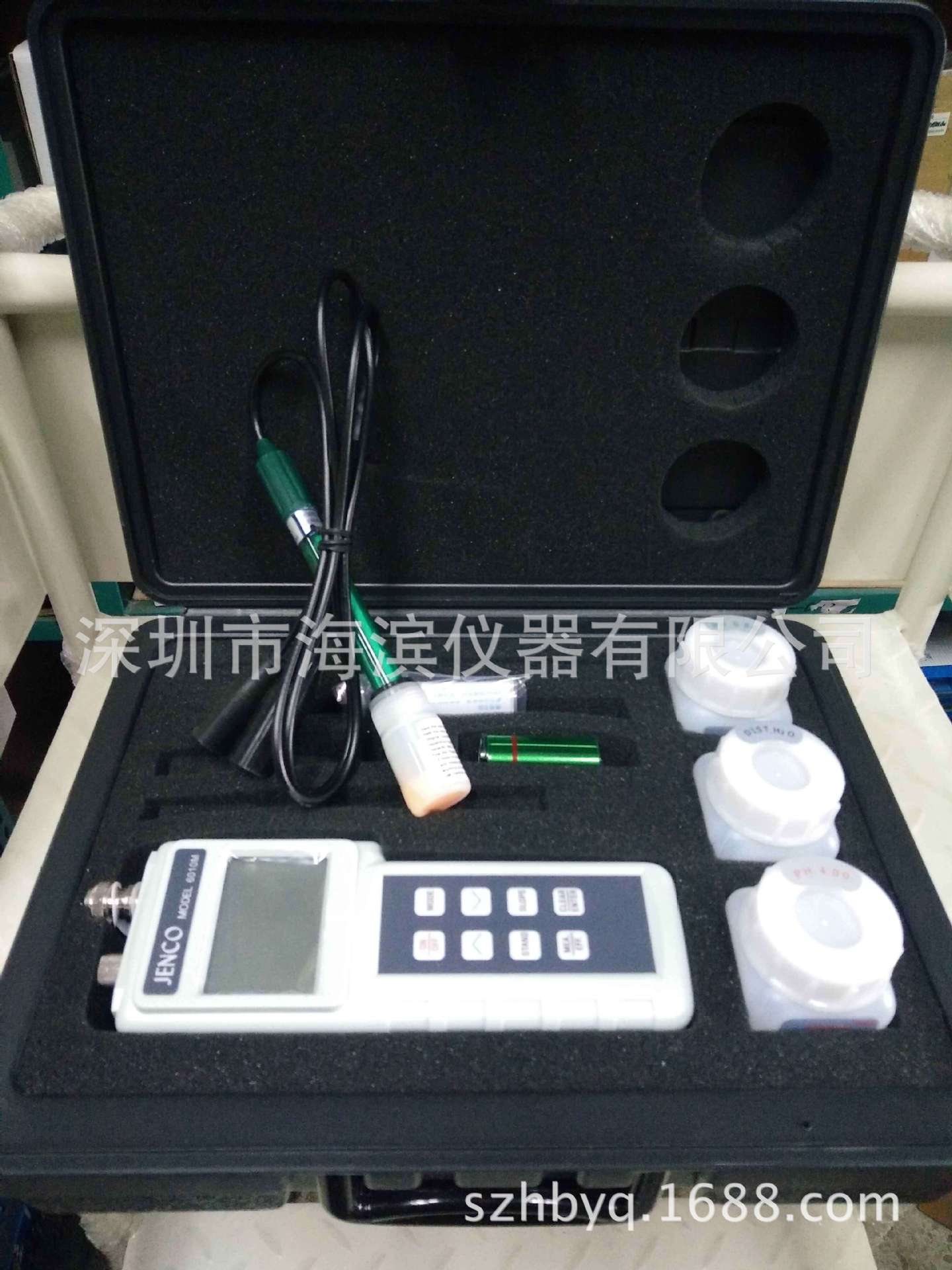 任氏JENCO 6010M型PH计精密PH计酸碱度计便携式PH计酸碱度测定仪