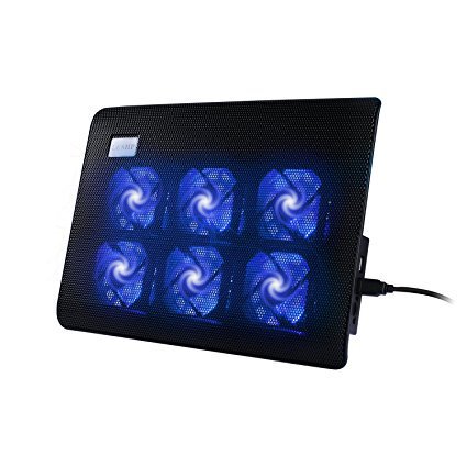 Cross-Border Laptop Radiator Six-Fan Ultra-Thin Base to Adjust Air Volume 17inch Game Cooling Cross-Border Laptop Radiator Six-Fan Ultra-Thin Base to Adjust Air Volume 17inch Game Cooling