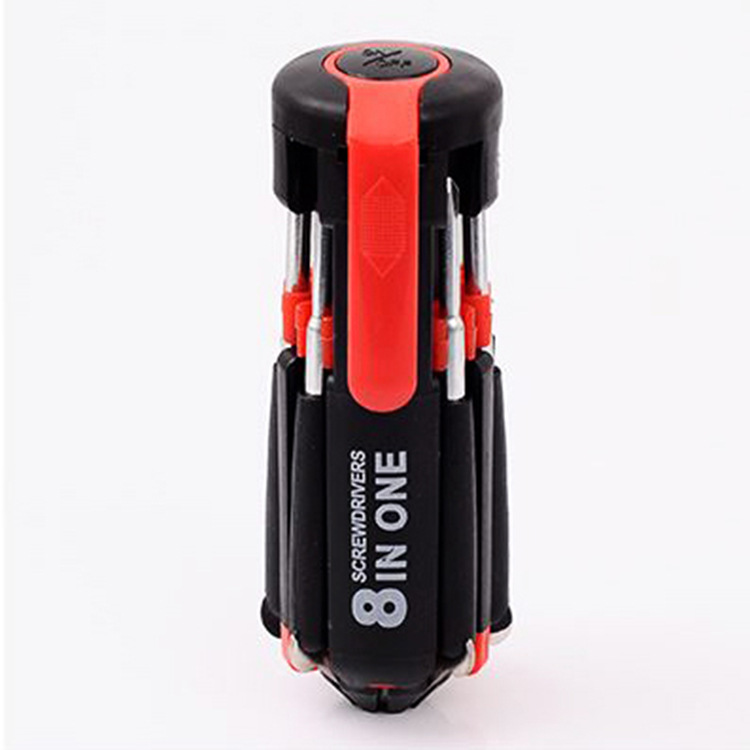 Multi-función destornillador palabra cruzada 8-En-un destornillador traje hogar Industrial Multi-propósito destornillador