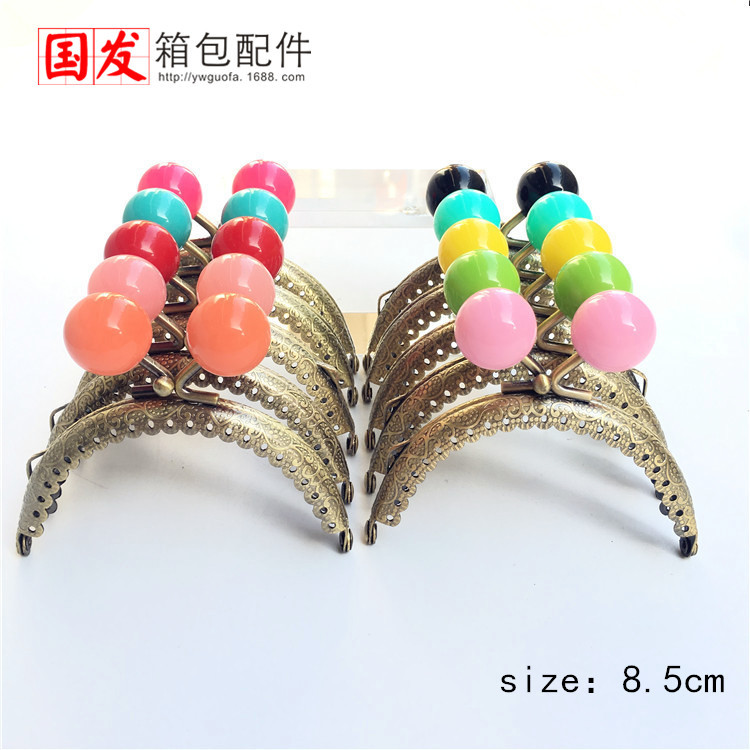 8.5Cm semicircular encaje en relieve cabeza de caramelo oro [bronce] 20MM cabeza de caramelo 0168 - GT