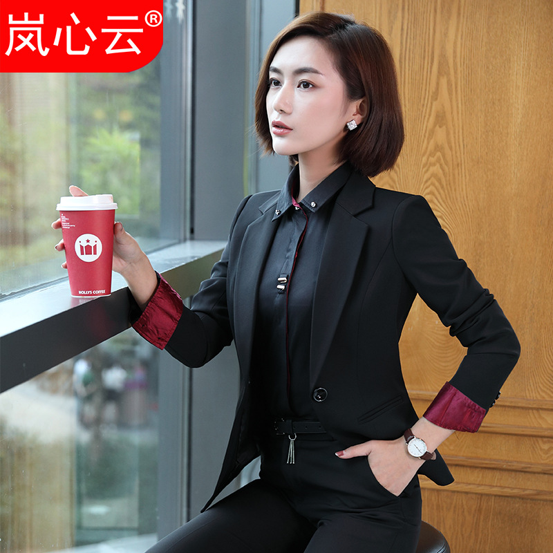 女士西服套装商务职业白领上班面试工作制服韩版修身气质OL职业装