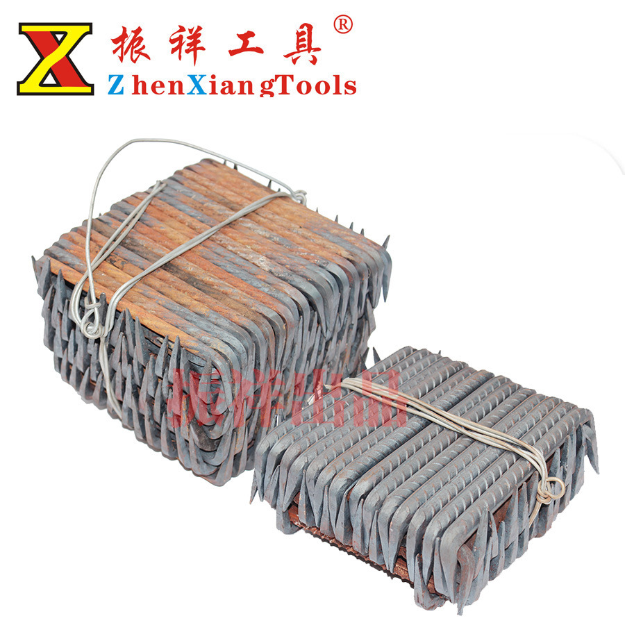 紧固马钉手工打马钉木工建筑瓦铆钉 锻打铁马 u形爪钉 工业蚂蟥钉