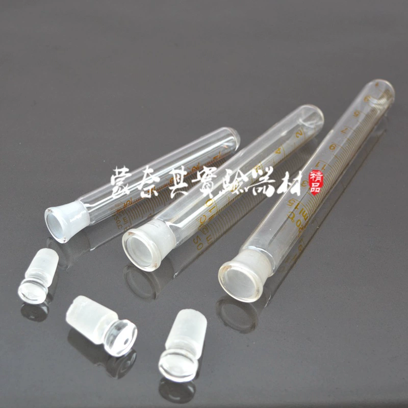 Стеклянная пробирка со стандартной пробиркой для рта с пробиркой для шлифования пробирки 5 10 15 20 25 мл со шкалой