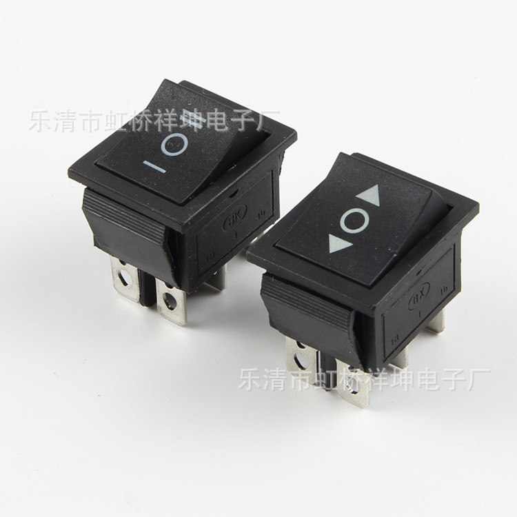 祥坤供应船型开关KCD4三档童车开关 前进 停止 后退儿童车