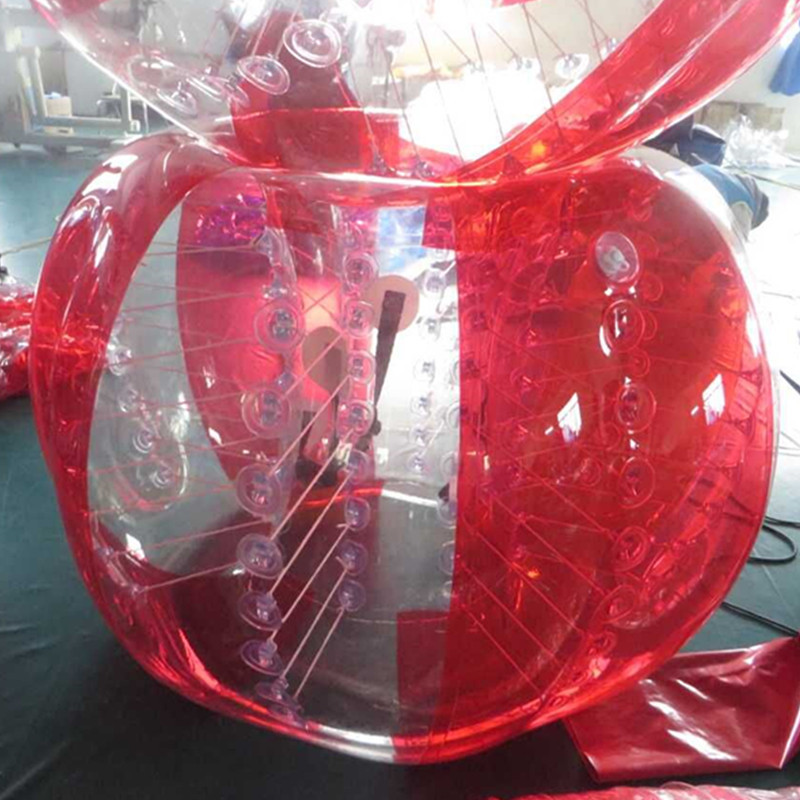 厂家批发新款1.2米碰碰球  户外游艺设施趣味运动竞技会充气模型