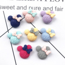 流行磨砂工艺树脂配件 diy韩版头饰发饰品材料 可爱卡通手机配件