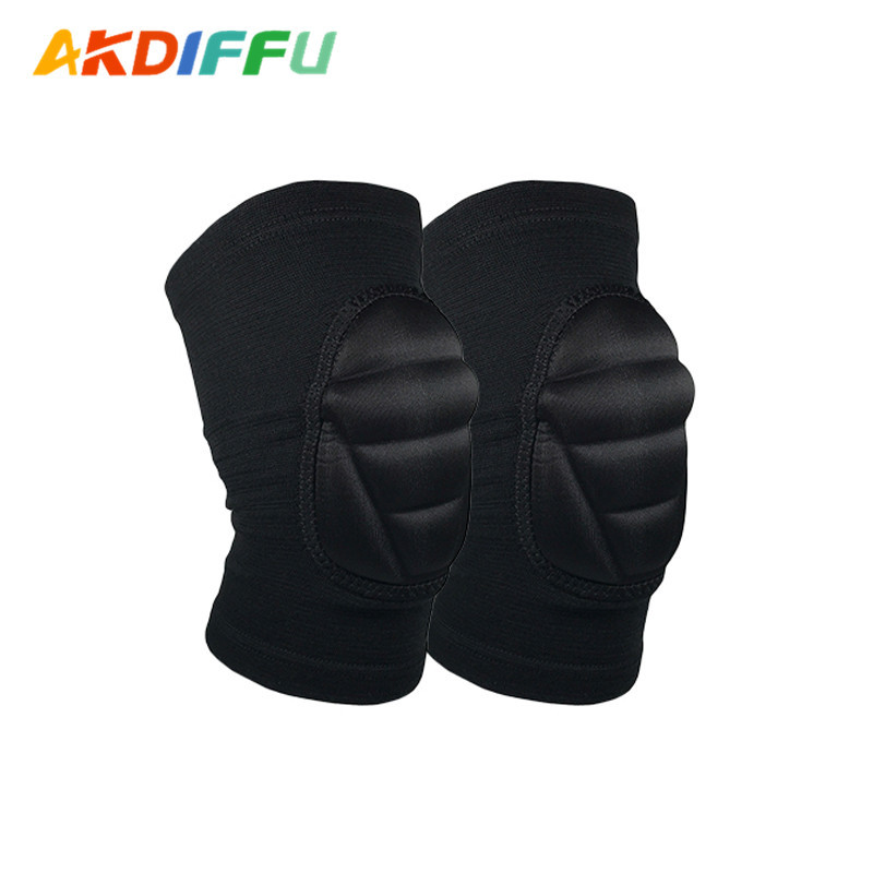 2018 nuevo hombre y mujer esponja rodilla de punto transpirable baloncesto fútbol correr montaña rodilla de voleibol