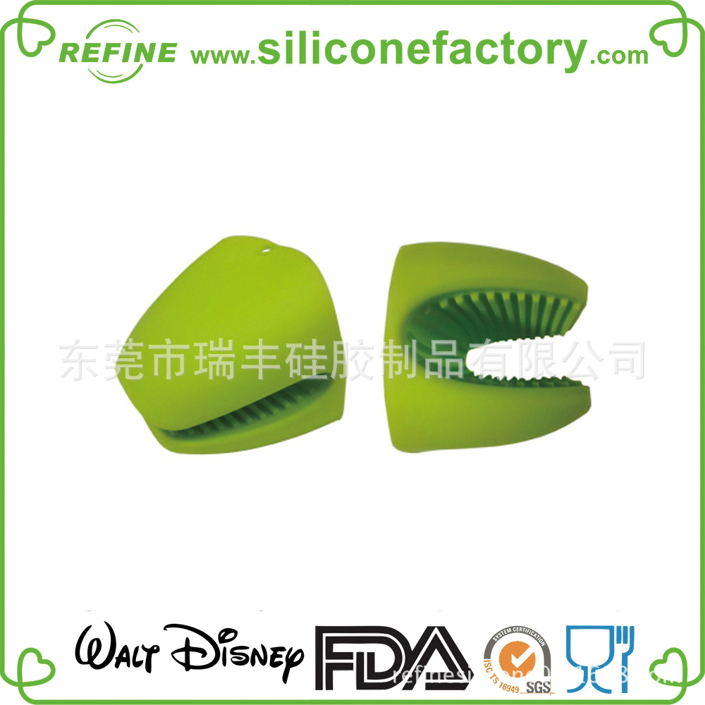 厂家直销 防烫硅胶手套 微波炉手套 硅胶隔热手抽 硅胶厨房用品