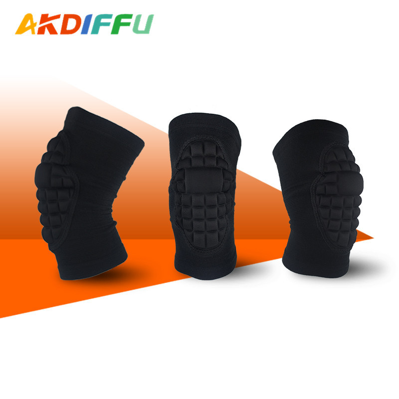 Fábrica al por mayor de rodillas deportivas rótula de esponja de punto rótula transpirable anti-colisión voleibol rótula cubierta Montañismo