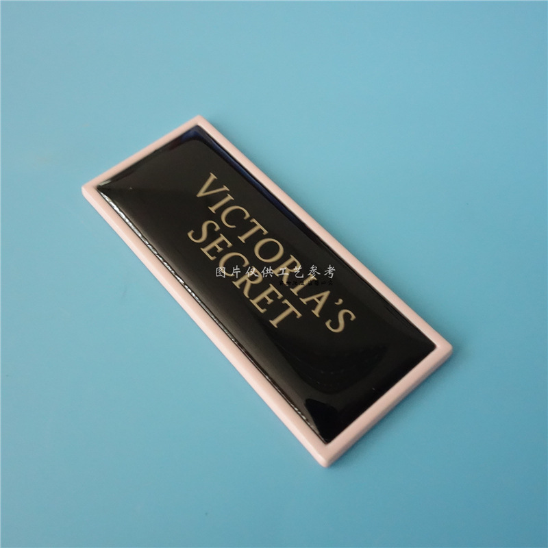 东莞厂家生产 金属logo铭牌 箱包标牌 印刷滴胶行李牌 合金标牌