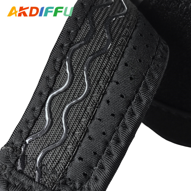 Fábrica al por mayor rodillera protección abierta rótula silicona no fácil deslizarse soporte deportes al aire libre