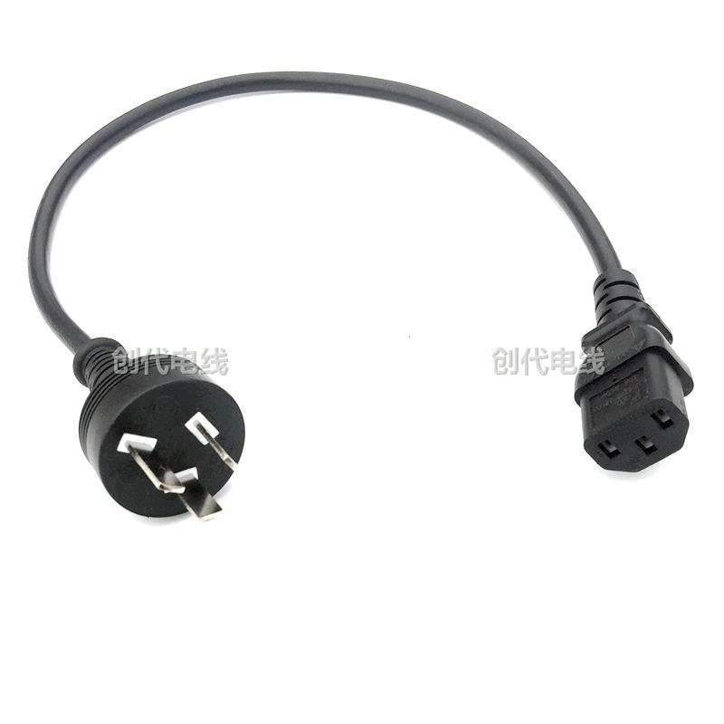 阿根廷三插品字尾电源线 IRAM2063/2073 二插8字尾 阿根廷插头线