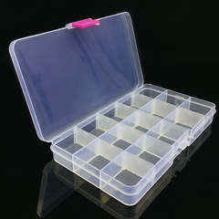 Product Name: Weihe 17.5*10.2*2.2 cm 15-grid Luoyu Fishing Box / Accessory Box / Fishing Tool Box Cross-border