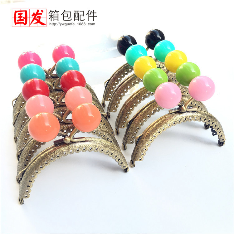 8.5Cm semicircular encaje en relieve cabeza de caramelo oro [bronce] 20MM cabeza de caramelo 0168 - GT