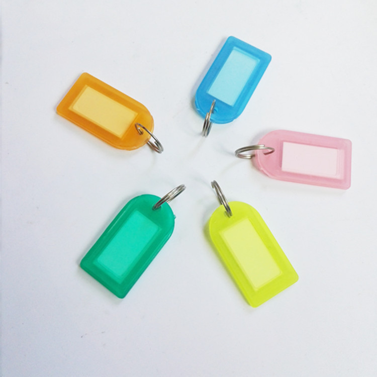 Plastic Key Tags Hotel Number Classification Tags Luggage Tags Keychains Key Plates Tags Novel Design