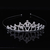 Metal headband for princess, children's accessory with bow, South Korea, Birthday gift, wholesale