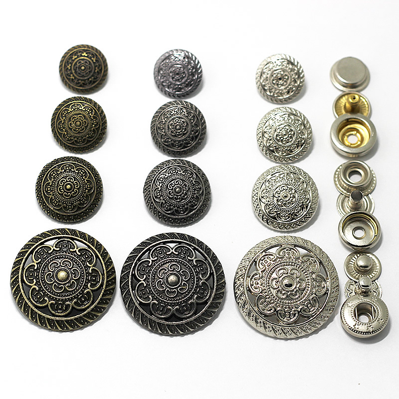 Spot small batch of clothing auxiliary materials metal button wallet…