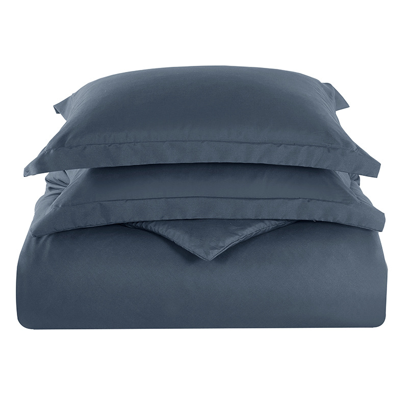 维欧简约美国亚马逊ebay家纺套件 素色磨毛被套三件套 热卖床品