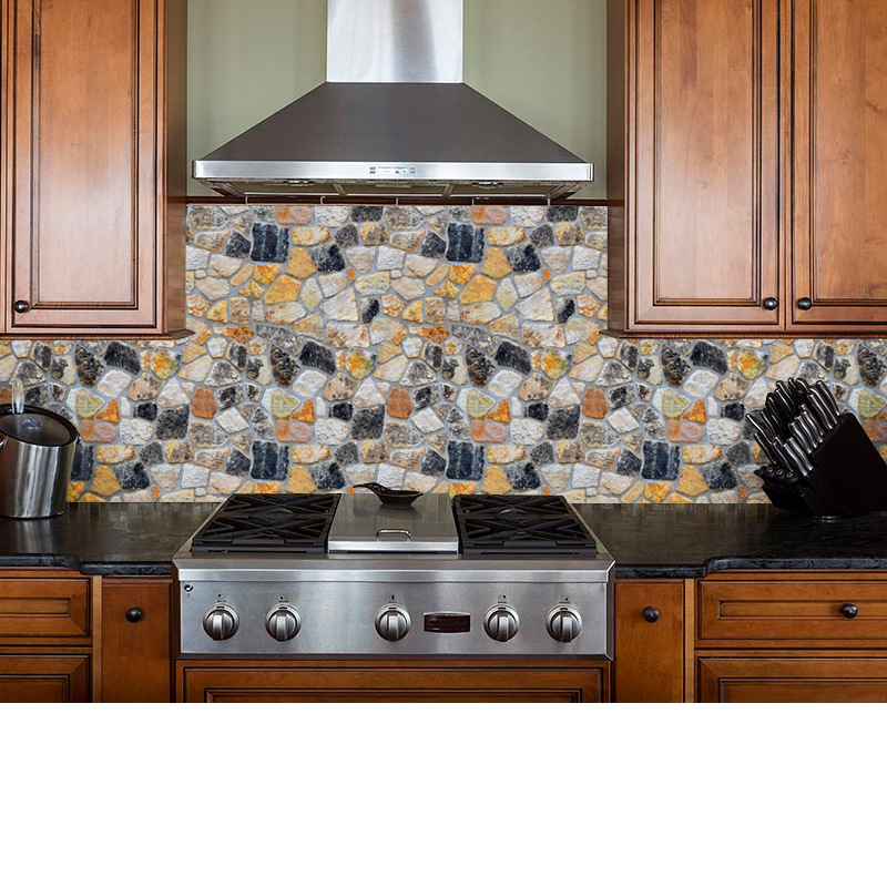 Creative Self-Adhesive Wallpaper Wholesale Tv Background Wall Decoration Furniture Renovation Simulated Stone Surface Sa-1014-1