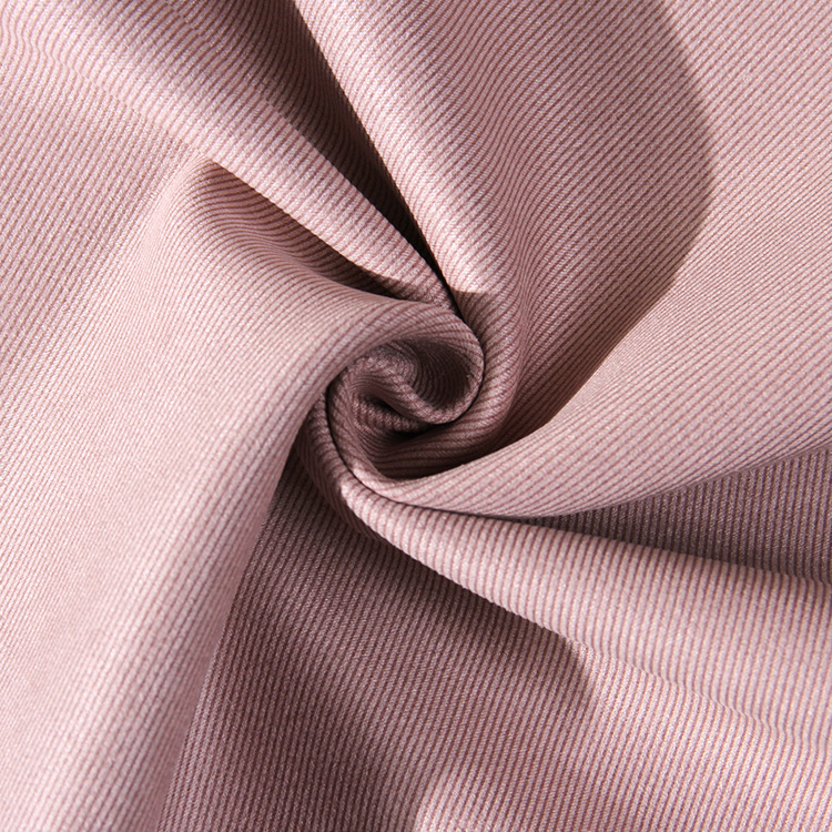 纬编烫金空气层斜纹麂皮绒 春秋冬风衣夹克时尚连衣裙面料厂家