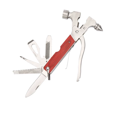 Multifunctional axe life hammer wooden handle axe hammer outdoor portable camping home maintenance combination tool knife (Qəza çəkici) - conical-hammer