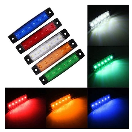 6LED грузовик свет 12V/24v грузовик боковой свет грузовик боковой световой сигнал
