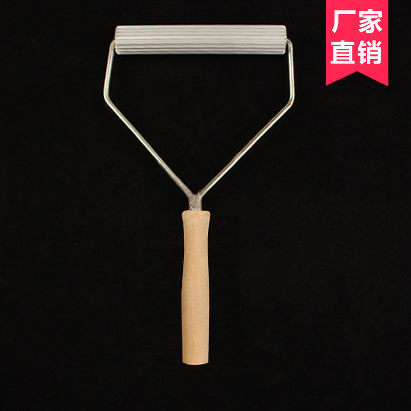 25mm 6寸玻璃钢压泡横纹铝滚筒/树脂气泡滚/玻璃钢手糊工具