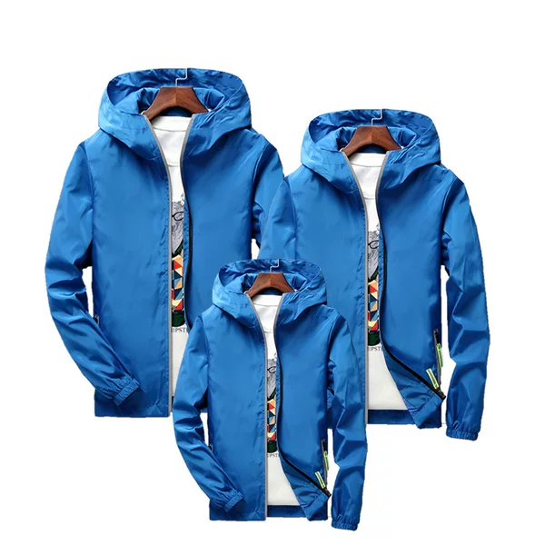 [Factory direct supply] coat spring and autumn couple men's casual jacket reflective zipper plus size windbreaker printed logo