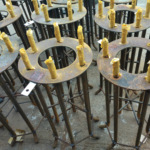 厂家供应信号灯监控杆基础预埋件各种规格杆件安装地笼配件灯具