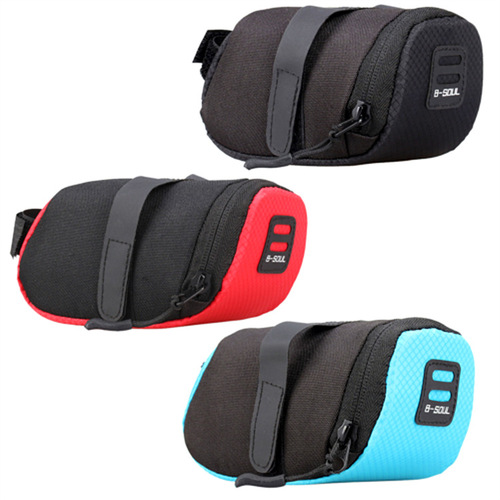B-SOUL bicycle mountain bike waterproof tail bag saddle back bag cycling bag