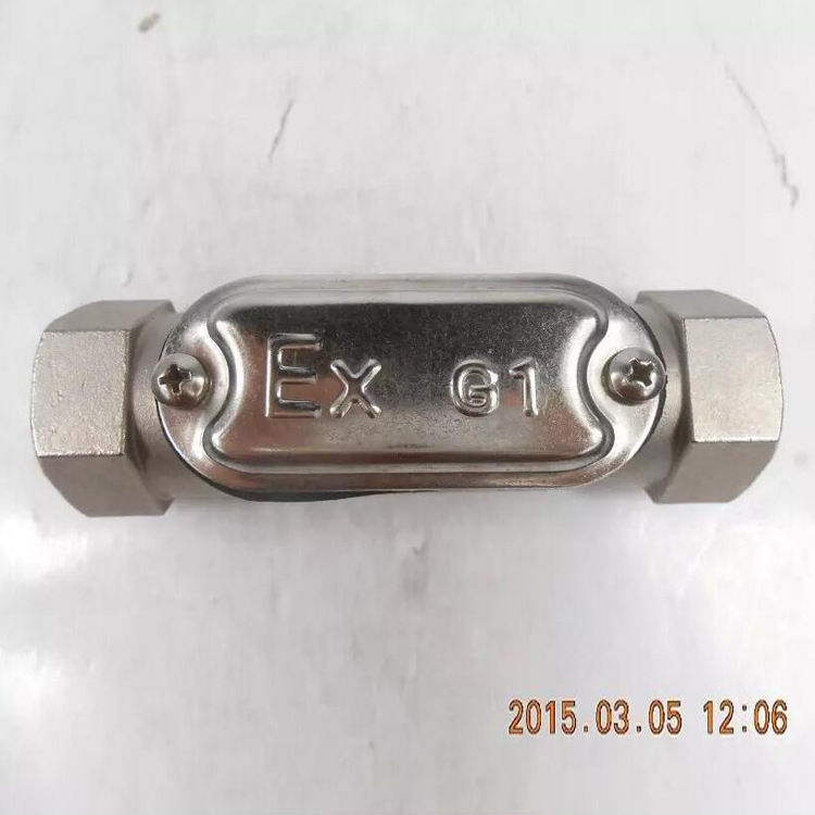 生产厂家热销商品不锈钢防爆穿线盒（Exe）304不锈钢防爆直通线盒